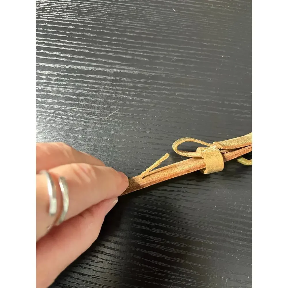 Vintage Y2K Trashy 2000's The Limited Gold Riveted Belt